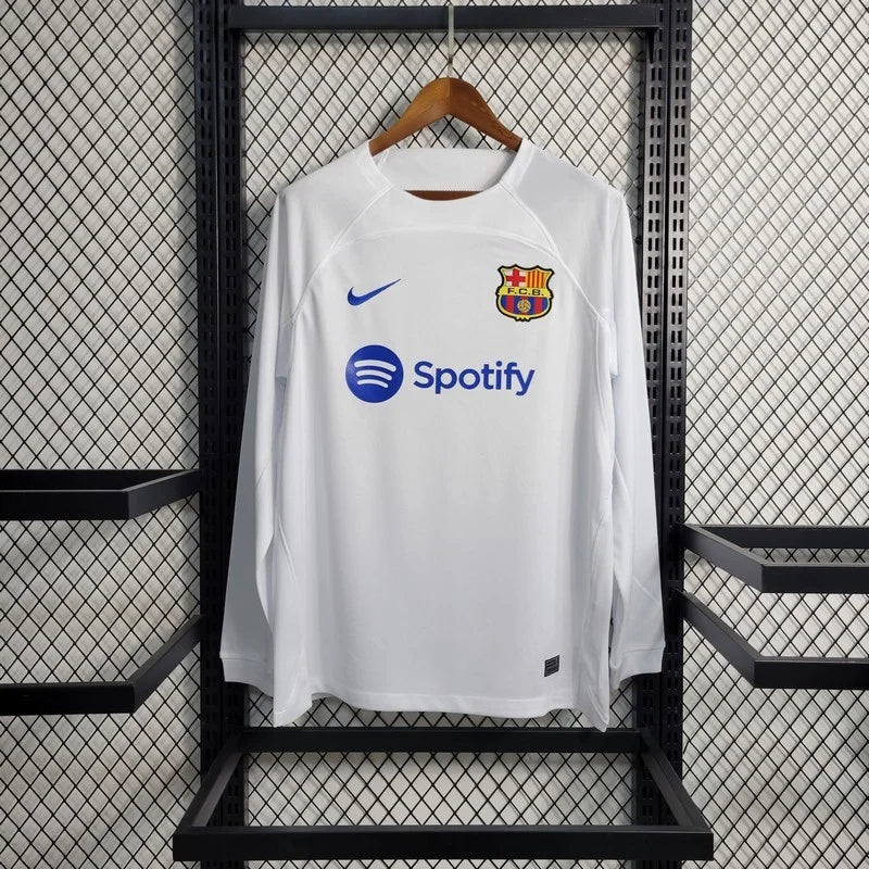 Maillot de football à manches longues Barcelone extérieur 2023/2024