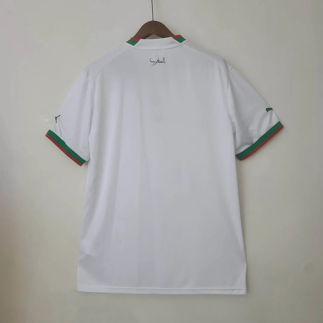 Maillot extérieur de l'équipe nationale du Maroc de la Coupe du Monde de la FIFA 2022