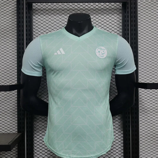 Maillot vert édition spéciale de l'équipe nationale d'Algérie, version joueur 2024