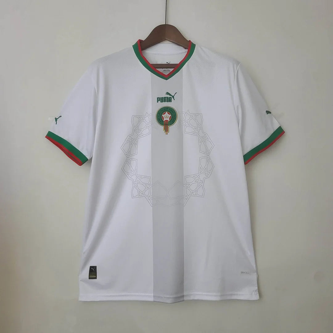 Maillot extérieur de l'équipe nationale du Maroc de la Coupe du Monde de la FIFA 2022