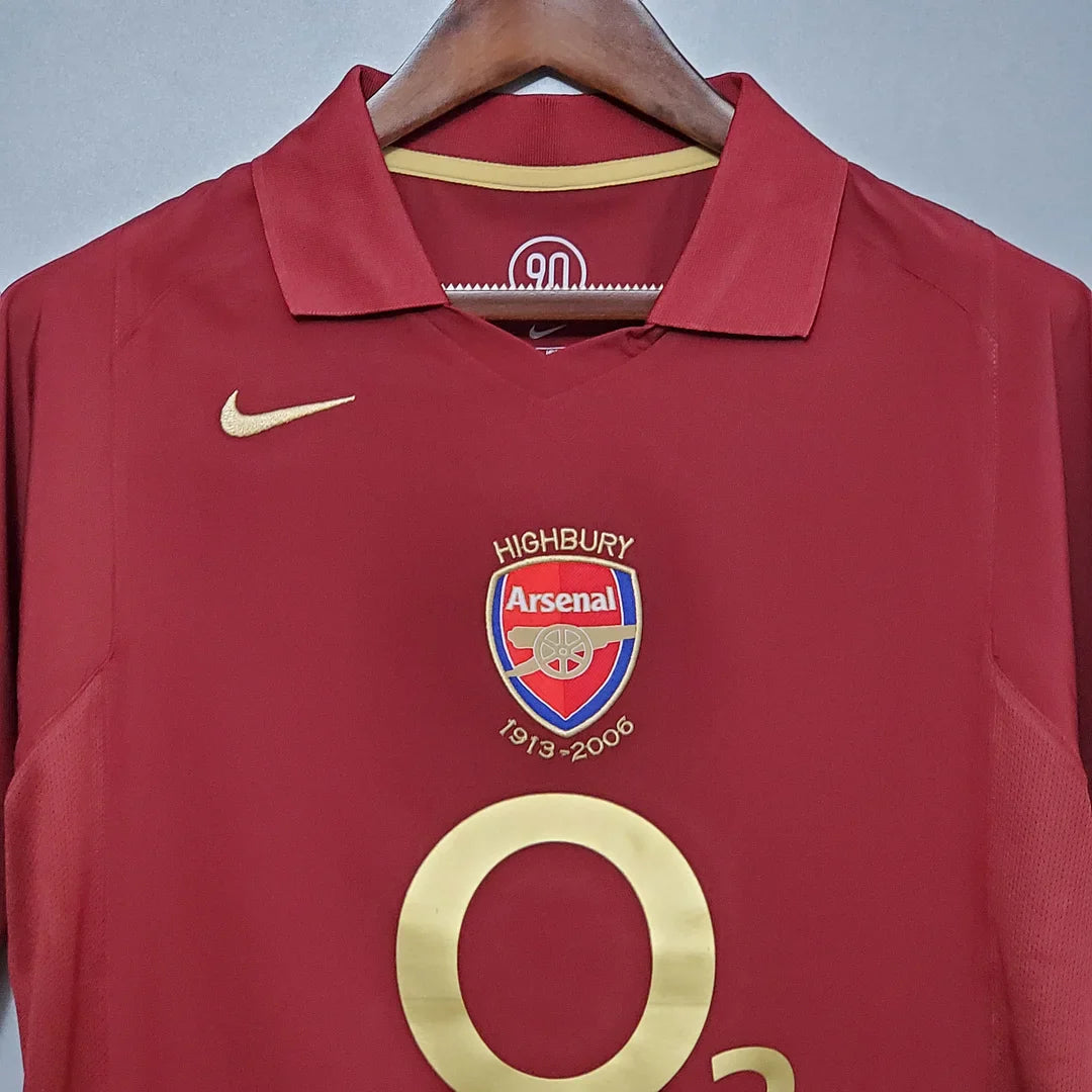 Maillot de football rétro Arsenal domicile 2005/2006