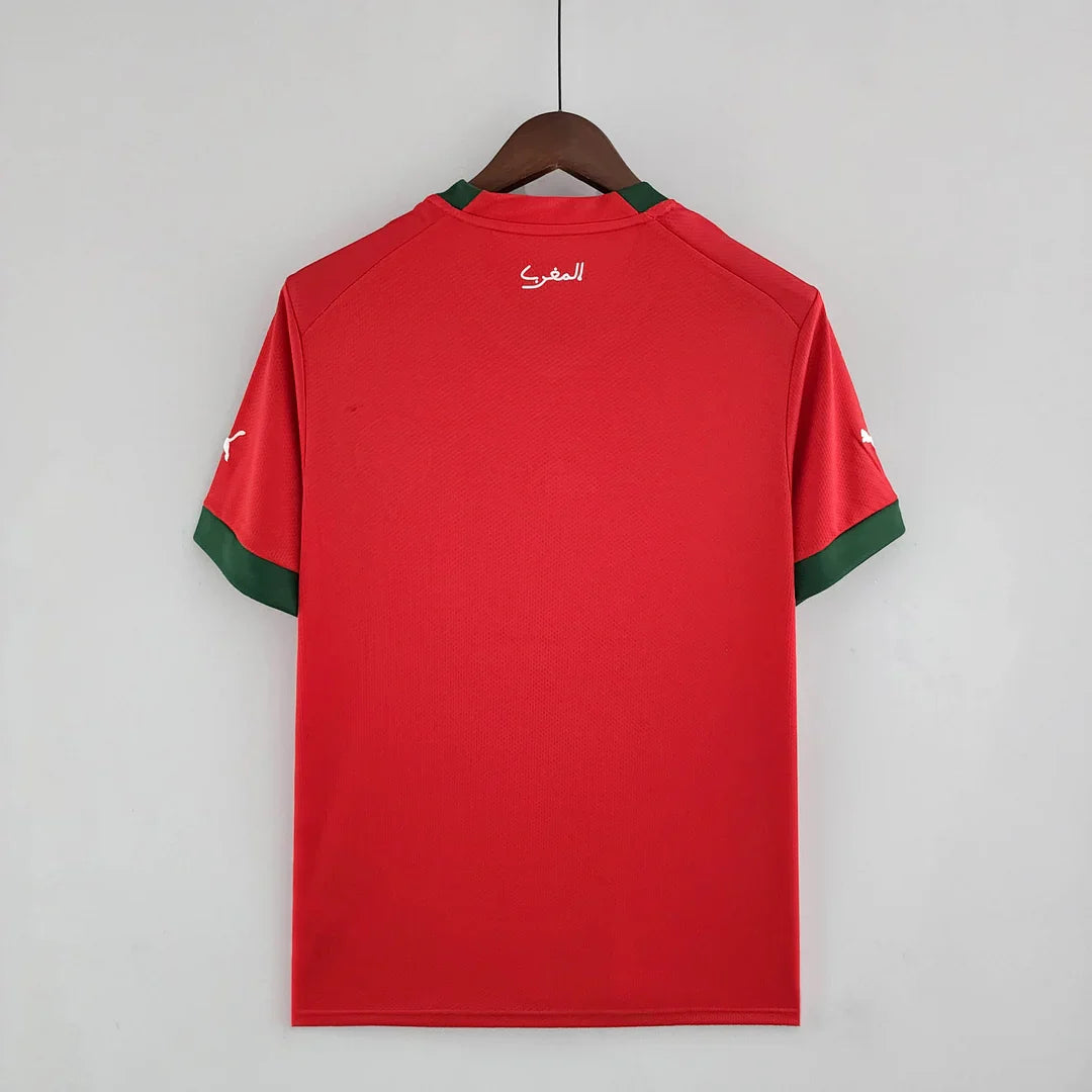 Maillot domicile de l'équipe nationale du Maroc de la Coupe du Monde de la FIFA 2022