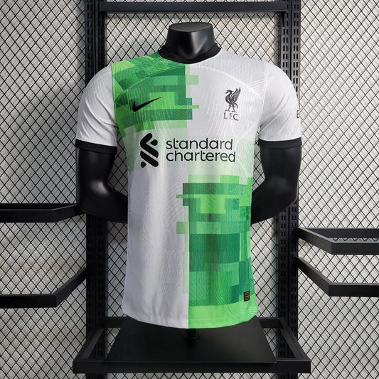 Maillot de football Liverpool extérieur 2023/2024, version joueur